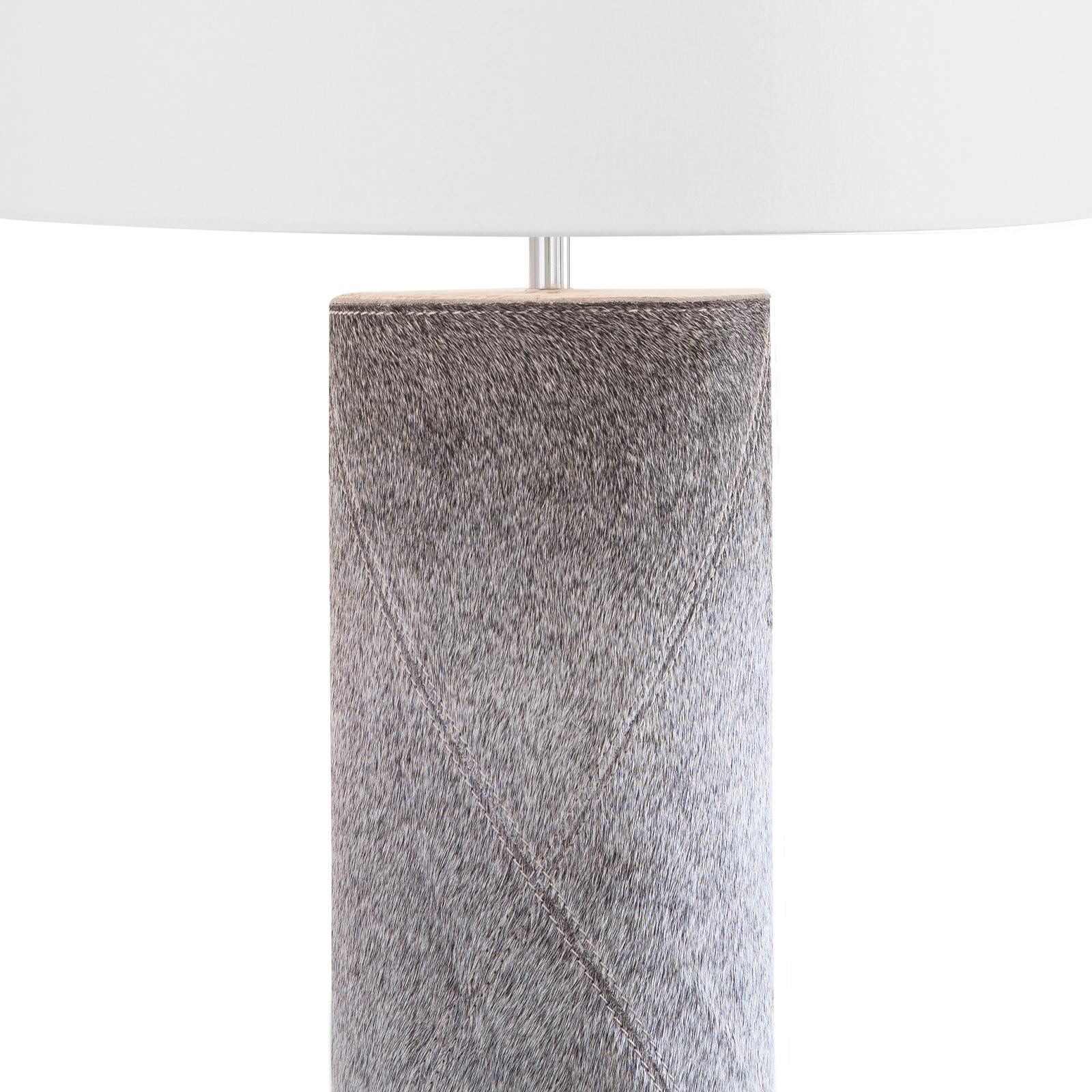 Andres Column Table Lamp (Grey) | Regina Andrew Detroit